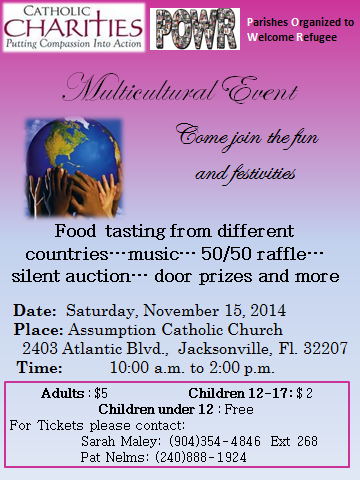 Catholic Charities Multicultural Event @ Assumption Catholic Church | Jacksonville | Florida | United States