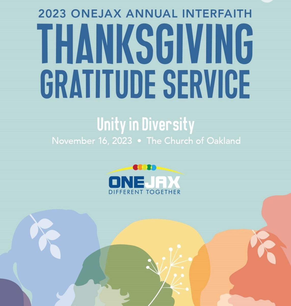2023 Interfaith Thanksgiving Gratitude Service @ The Church of Oakland